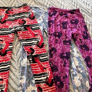 Colorful disney inspired LulaRoe Leggings Set